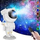 Diwuji Star Galaxy Night Light - Astronaut Starry Nebula Ceiling Led Projector Lamp With Timer & Remote, Gift For Kids Adults For Bedroom, Valentine's Day Etc.(Astronaut Lamp) - Plastic, White