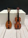 Two Musical Instruments Christmas Ornaments - 5"