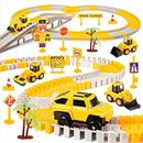 Kids Construction Toys for 2-6 Year Old Boys Girls, Tractor Toy Cars Boys Toys