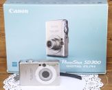 Canon PowerShot SD300 4.0MP Digital ELPH Camera, 3X Optical Zoom, 16GB SD NIOB!