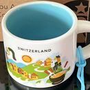 Starbucks Espresso Tasse mug cup Ornament YOU ARE HERE SWITZERLAND SWISS 2oz 59m