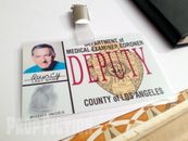 Quincy M.E. - LA Medical Examiner Coroner / Forensic Clip-on Prop ID Card