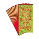 Hallmark Mahogany Pack of Gift Card or Money Holders, Joy to Your Soul (10 Christmas Cards and Envelopes)