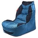 Couchette® Bean Bag Play Station Gaming Chair in British Blue & Navy Blue Outdoor Fabric