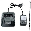 Baofeng Battery Charger 100v-240v with US Adapter +1USB Charger Cable for DM-5R UV-5R UV-5RA UV-5RE BF-F8HP UV-5X3 UV-R3 V2+ Plus Series Two-Way Radio Walkie Talkie