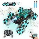 RC Cars Remote Control Car with Lights Music 4WD Gesture Hand Controlled RC Stunt, 360° Rotating All Terrains Vehicle Monster Xmas Birthday Gifts Birthday Gifts for Boys Girls Kids Age 8-12 Year Old