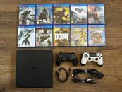PlayStation 4 PS4 Slim Console Bundle, 2 Controllers, 10 Games Inc Call Of Duty
