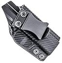 Rounded by Concealment Express IWB KYDEX Holster fits Kel-Tec PMR30 | Right | Carbon Fiber Black