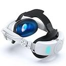 Elite Gurt mit Akku für Quest 3, NEWENMO 5300 mAh Akkupack, Kopfband, kompatibel , verstellbares VR-Zubehör Halo, um Druck zu reduzieren und die Spielzeit zu verlängern oculus