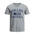 Cowboys Shirts for Men Dallas Apparel Gifts for Men Clearance (,), Grey, Large