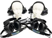 2 TRACK SCAN Linkable NASCAR Racing Scanner Headsets Two Way Talk Intercom NEW