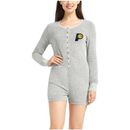 Women's Concepts Sport Gray Indiana Pacers Venture Sweater Romper
