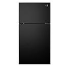 Kenmore 33 in. 20.5 cu. ft. Capacity Refrigerator/Freezer with Full-Width Adjustable Glass Shelving, Humidity Control Crispers, ENERGY STAR Certified, Black