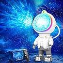 Astronaut Galaxy Star Projector Light: Starry Night Light Projector with Nebula Galaxy Projector Light for Bedroom Timer and Remote Control Space Buddy Projector Light for Kids and Adults, White