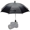 DSLR Mirrorless Camera Hot Shoe Umbrella Rain Cover Protector Sunshade for Canon Rebel T8i T7 T7i EOS 90D 80D 2000D 5D Mark IV III Nikon Z7II Z6II Z6 Z7 Z5 Z50 D780 D850 D7500 D7200 D5600 D3500 & More