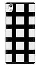 NDCOM for VIVO Y51L Back Cover Black & White Geometric Puzzle Printed Hard Case