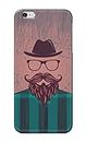 PRINTFIDAA® Printed Hard Back Cover Case for Apple iPhone 6 | iPhone 6S Back Cover (Man Icon with Beard Hipster) -910