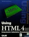 Using Html 4 (SPECIAL EDITION USING)