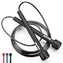 SPORTBIT Adjustable Jump Rope for Speed Skipping. Lightweight Jump Rope for Women, Men, and Kids. Skipping Rope for Fitness. Speed Jump Rope for Workout, Women Exercise.
