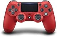 PlayStation Sony, Manette PS4 DUALSHOCK 4 Officielle, Accessoire PlayStation 4, Sans Fil, Batterie Rechargeable, Bluetooth, Couleur : Rouge