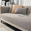 Furniture Cover Chenille Sofa Slipcovers 1/2/3/4 Seater, L Shaped Furniture Cover Sofa Cover, All-Seasons Sofa Wrap With Furniture Cover Silicone Particles, Sectional Couch Cover, Apply To Living Room