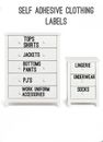 Vinyl Labels Stickers For Drawers Kids Teen Furniture Organise Clothes Storage U