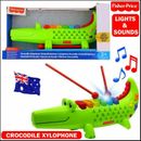 Fisher-Price Crocodile Xylophone Colourful Music Instrument Sounds Kids Toy Gift