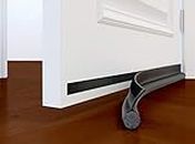 Under Door Draft Blocker - Door Draft Stopper 32 to 38 inches - Weatherproofing Door Seal Strip - Draft Stopper for Bottom of Door - Noice Reduction Sound Proof Door Draft Blocker