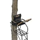 Muddy Deer Hunting Climbing Adjustable Quiet Heavy-Duty Huntsman Deluxe 17 ft 1-Person Ladder Tree Stand