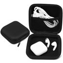 2Pcs Hard Shell Bag Earphone Carrying Case Cable Power Bank Small Electronic Bag