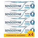 Sensodyne Repair & Protect dentifrici sbiancanti, protezione contro la sensibilità dentale, confezione da 4 x 75 ml