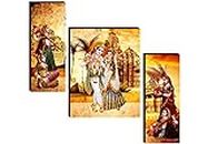 SAF paintings Synthetic Figures, Religion, Flowers Modern Wall Painting (12 Inch X 18 Inch)