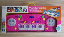 Tastiera per pianoforte elettronico tipo Rockstar con set di sintonizzazioni e microfono rosa paino 