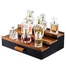 Tuperoymse Wooden Cologne Display Stand Organizer for Men, Perfume Display Rack Perfume Organizer