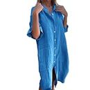 Skang Ladies Dress Order Super Deal Makeup Sales Today Clearance Womens Clothing Deals Snack Deals of The Day Lightning Deals My Orders with Amazon Overstock Blue