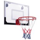Costway Over-The-Door Mini Basketball Hoop Includes Basketball and 2 Nets