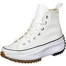 Converse Men's Run Star Hike High Top Sneakers, White/Black/Gum, 7.5