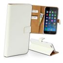 Cell Phone Case 6 6S Plus White Card Compartments Faux Leather DrachenLeder