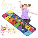 Music mat 110*36cm piano carpet animal dance mat children 1 to 5 years