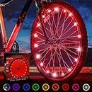 Activ Life Bicycle Tire Lights (1 Wheel, Red) Hot LED Bday Gift Ideas Popular Black Friday and Cyber Monday Deal for Men, Women, Kids & Fun Teens - Cheap Discount Sale