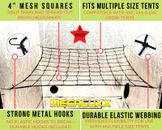MEGALUXX Scrog Net Trellis Netting For 4x4/5x5 Grow Tents (4" Mesh)