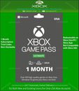 Xbox Ultimate Game Pass 1 Month Code with Live Gold Membership & EA Play US Only