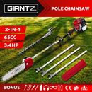 Giantz 65CC Petrol Pole Chainsaw Hedge Trimmer Long Reach Pruner Chain Saw