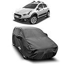 XGuard® 100% Pure Polyester - Fiat Avventura Car Cover - UV Rays Reflective - Scratch Resistant - Water Resistant - Car Body Cover (Gray with Mirror Pocket)