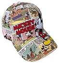 Disney Mickey Mouse Old Comic Prints Adult Baseball Cap