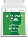 Aloe Vera Complex - 90 Capsules - Colon Cleanse and Flush - Gentle, Effective Aloe Vera Tablets for The Body - Powerful Natural Ingredients Including Garlic, Ginger and Wild Yam - High Strength Detox