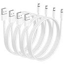 Extra Long Iphone Charger Cable 3M Fast Apple USB To Lightning Lead 4Pack Phone Charging For IPhone 14 Pro/14 Pro Max/13/12/11/XR/XS/X/8/7/6/6s/Plus/SE/XR/IPad Air