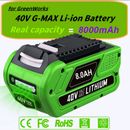 8.0Ah 40V Li-ion Battery For Greenworks G-MAX 29472 29462 25322 25223 21242 New