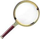 Amazon Brand – Umi 3X High Power Antique Handheld Magnifier Magnifying Glass 80mm