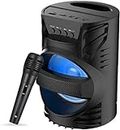 JOKIN luetooth Speaker Karaoke Machine Speaker Thunder Power Karaoke Mic System Speaker(Black)